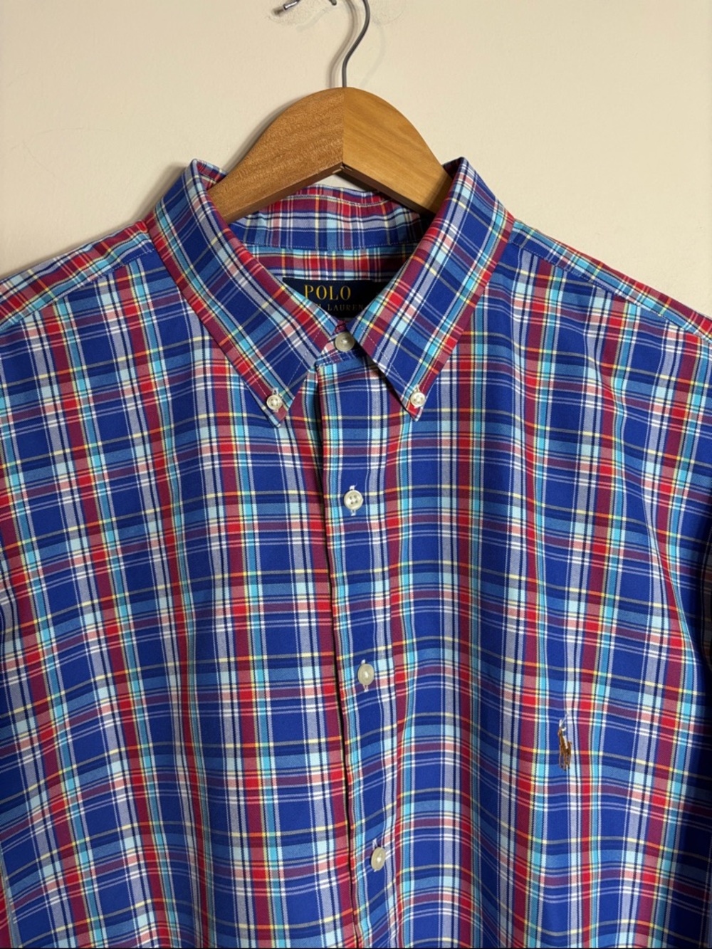 Polo Ralph Lauren Performance Button Down Shirt Plaid 2XLT
